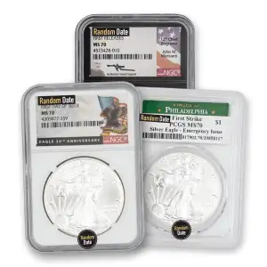 1oz Silver Eagle  - PCGS MS 70