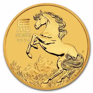 2026 Australia 1/2 oz Gold Lunar Horse BU (Series III)