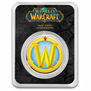 1 oz Silver World of Warcraft Colorized Token (TEP)