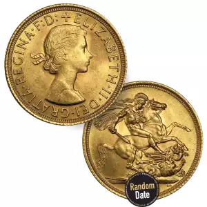 Any Year British Gold Sovereign Queen Elizabeth ii (BU)