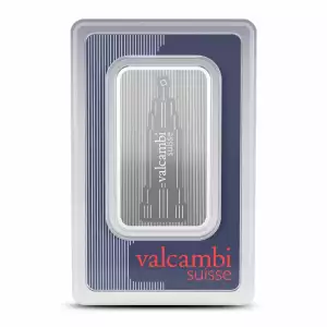 1oz Valcambi Skyline Silver Bar (New in Assay)