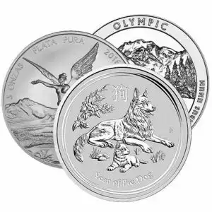 5 oz Silver Random Sovereign Mint Coin (Secondary Market)