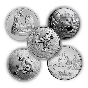 1oz Silver Random Design Disney Silver Coin | Our Choice (Varied Condition)