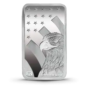 Frontier Mint American Flag 1oz Silver Bar