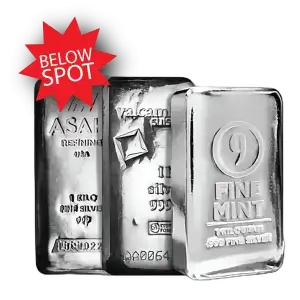 Random Mint 1 kilo Silver Bar - Our Choice (2)