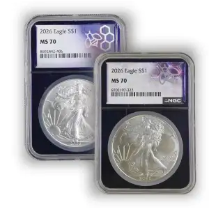 2026 1 oz American Silver Eagle NGC MS70 | Collectible Trader Bea Slab