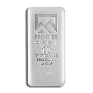 Frontier Mint 10oz Cast Bar | Frosted Finish (w/ COA)