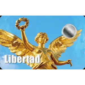 2026 Liberia Libertad 1/1000 oz  Micro Platinum Coin in Card (3)