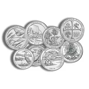 5oz America the Beautiful Silver Coin - Any Year