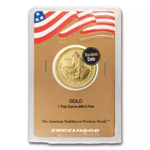 Any Year 1oz Gold Round - Engelhard Prospector (In Gold Card Assay)