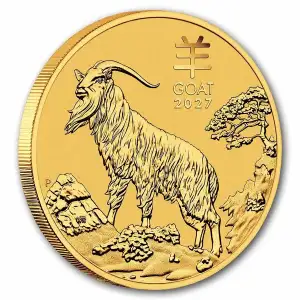 2027 Australia 10 oz Gold Lunar Goat BU (Series III)
