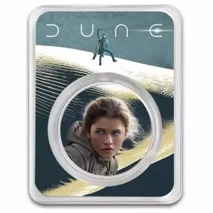 DUNE 2 Blue Eyes Chani 1 oz Silver Round (Colorized w/TEP)