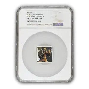 2025 Agoro Star Wars Allies | Han Solo & Chewbacca 1oz Silver Medal - NGC PF70 ULTRA CAMEO (5)