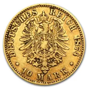 Any Year Germany Gold 10 Mark Avg Circ