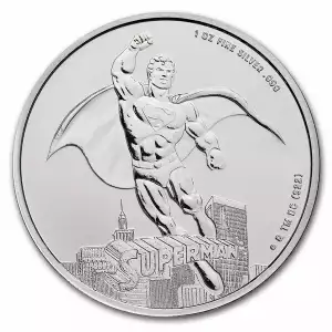 2023 Samoa 1 oz Silver DC Comics Superman BU
