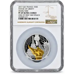 2017 Gilt Statue of Liberty 