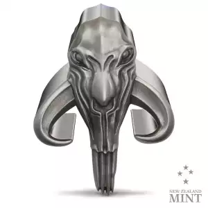 2023 Niue Star Wars: The Mandalorian: 2oz Silver Mythosaur Shaped Coin