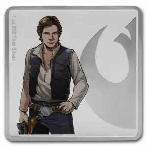 2025 Agoro Star Wars Allies | Han Solo & Chewbacca 1oz Silver Medal