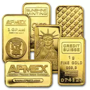 Secondary Market 1 gram Gold Bar (Our Choice)
