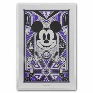 2026 Niue 5g Silver $1 Disney Mickey Mouse: Art Deco Foil