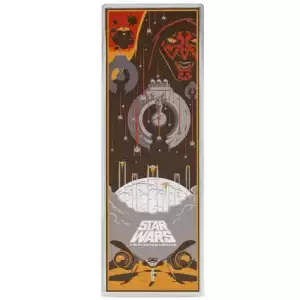 2025 Star Wars The Phantom Menace 3 oz Silver Poster Coin