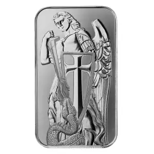 1oz Archangel Michael Silver Bar