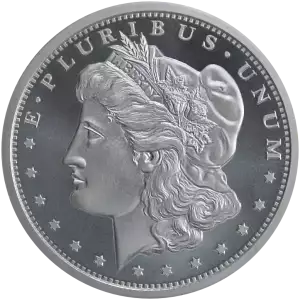 1 oz Morgan Head Silver Round