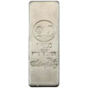 Silvertowne Kilo Silver Cast Bar