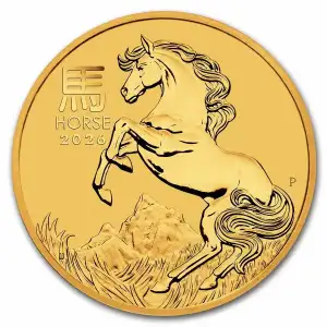 2026 Australia 1 oz Gold Lunar Horse BU (Series III)