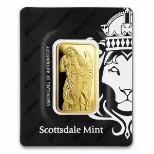 Scottsdale Mint - PAMP Archangel Michael 1oz Gold Bar (4)