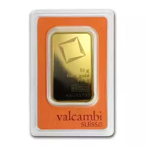 50 gram Gold Bar - Valcambi (In Assay)