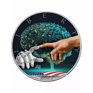 2023 1oz American Silver Eagle: AI Connectivity
