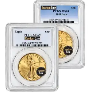 Any Year - 1oz Gold Eagle - PCGS - MS 69