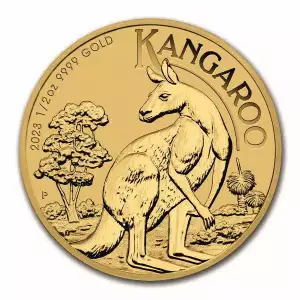 2023 Australia 1/2 oz Gold Kangaroo BU