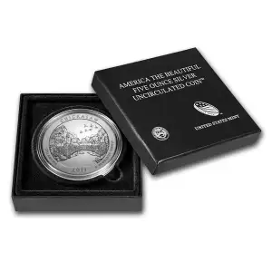 2011 5 oz Silver ATB Chickasaw National Recreation Area w/ Box & COA