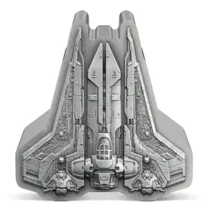 Star Wars – The Mandalorian: Bo Katan's Gauntlet Starfighter™ 1oz Silver Shaped Coin (3,000 Mintage)