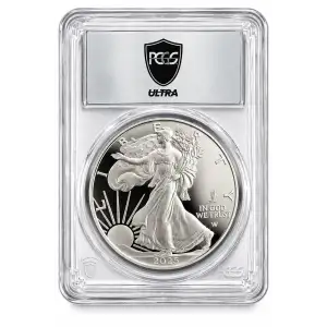 2025-(P) $1 Silver Eagle with Eagle Privy Struck at Philadelphia Ultra Breaks