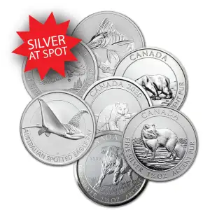 1.5 OZ Silver Random Sovereign Mint Coin (Secondary Market) | AT SPOT! (3)