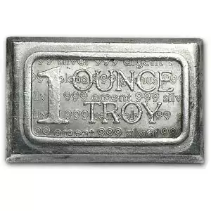 1 oz Silver Bar - U.S.V.I. Ingot Co.