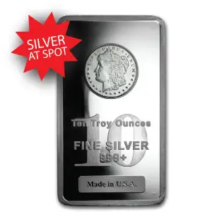 10 oz Silver Bar - Morgan (3)
