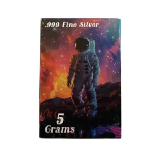 5 Gram Silver Astronaut by Pan Silver Company