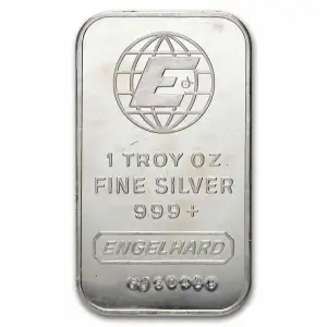 1oz Silver Engelhard Bar
