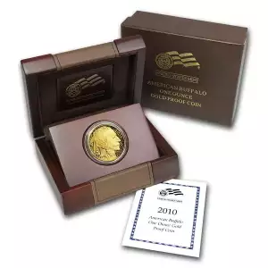 2010-W 1 oz Proof Gold Buffalo (w/Box & COA)