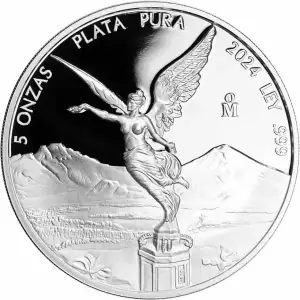 2024 5 oz Mexican Silver Libertad Proof [In Capsule]