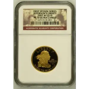 2007 JEFFERSON'S LIBERTY FIRST SPOUSE SERIES ULTRA CAMEO (2)