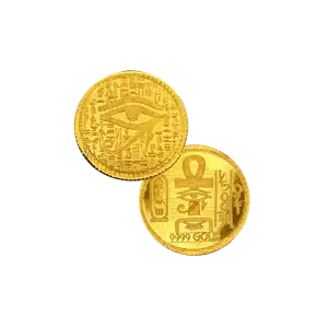 Monarch 1/500 oz .9999 Fine Gold Round - Egyptian Eye of Ra