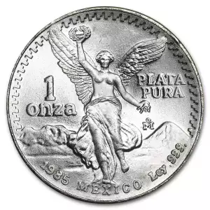1985 Mexico 1oz Silver Libertad