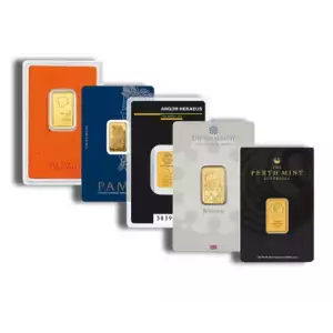 Random Mint 5 gram Gold Bar In Assay (2)