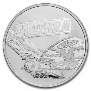2023 Niue 1 oz Silver Mothra Coin