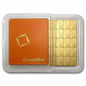 1g x 50 Valcambi Gold CombiBar